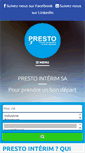 Mobile Screenshot of presto.lu
