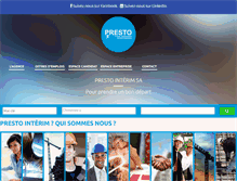 Tablet Screenshot of presto.lu